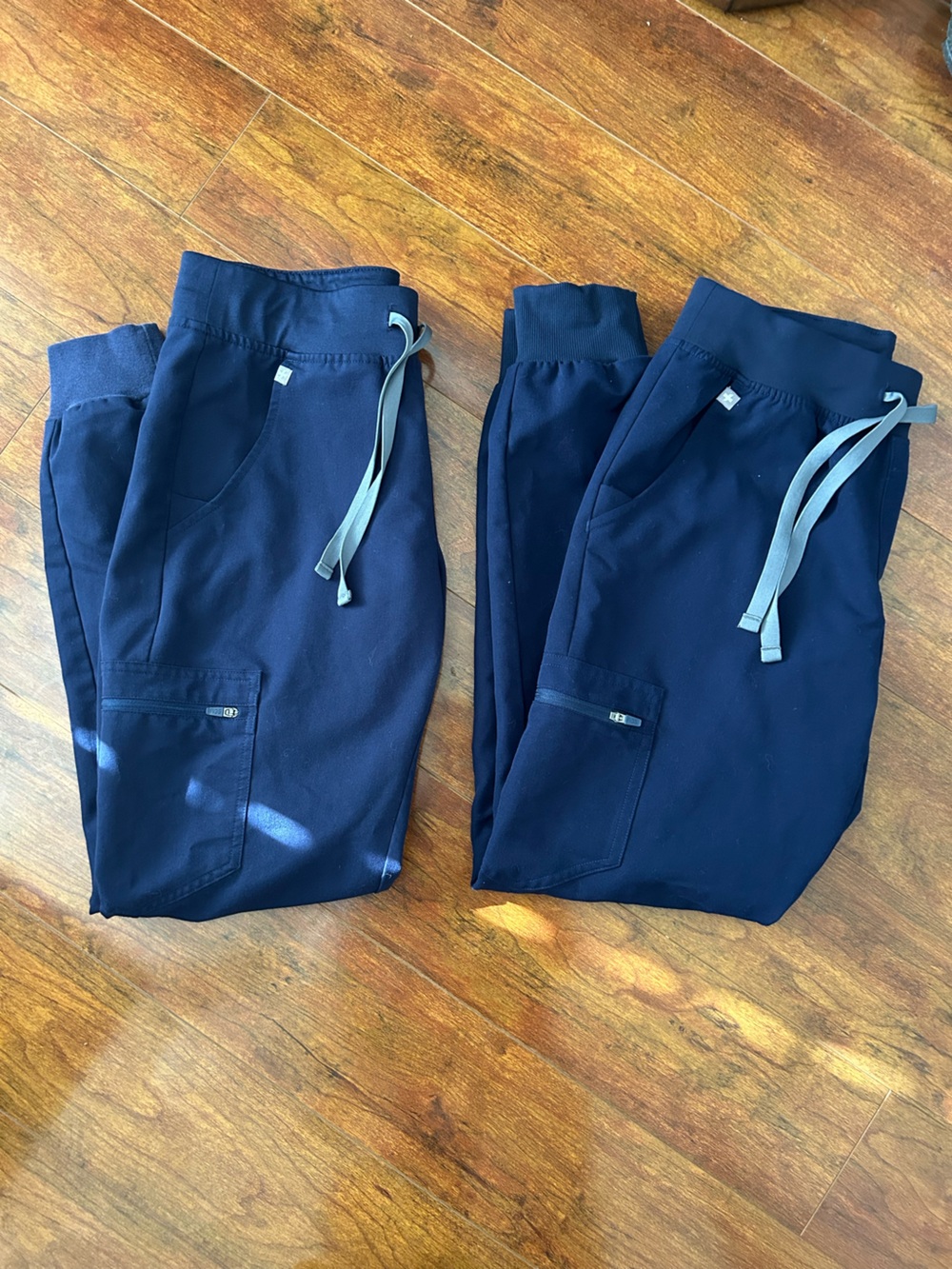 FIGS Technical Collection Zamora Joggers SET OF 2 Womens Scrub Pants Navy XS